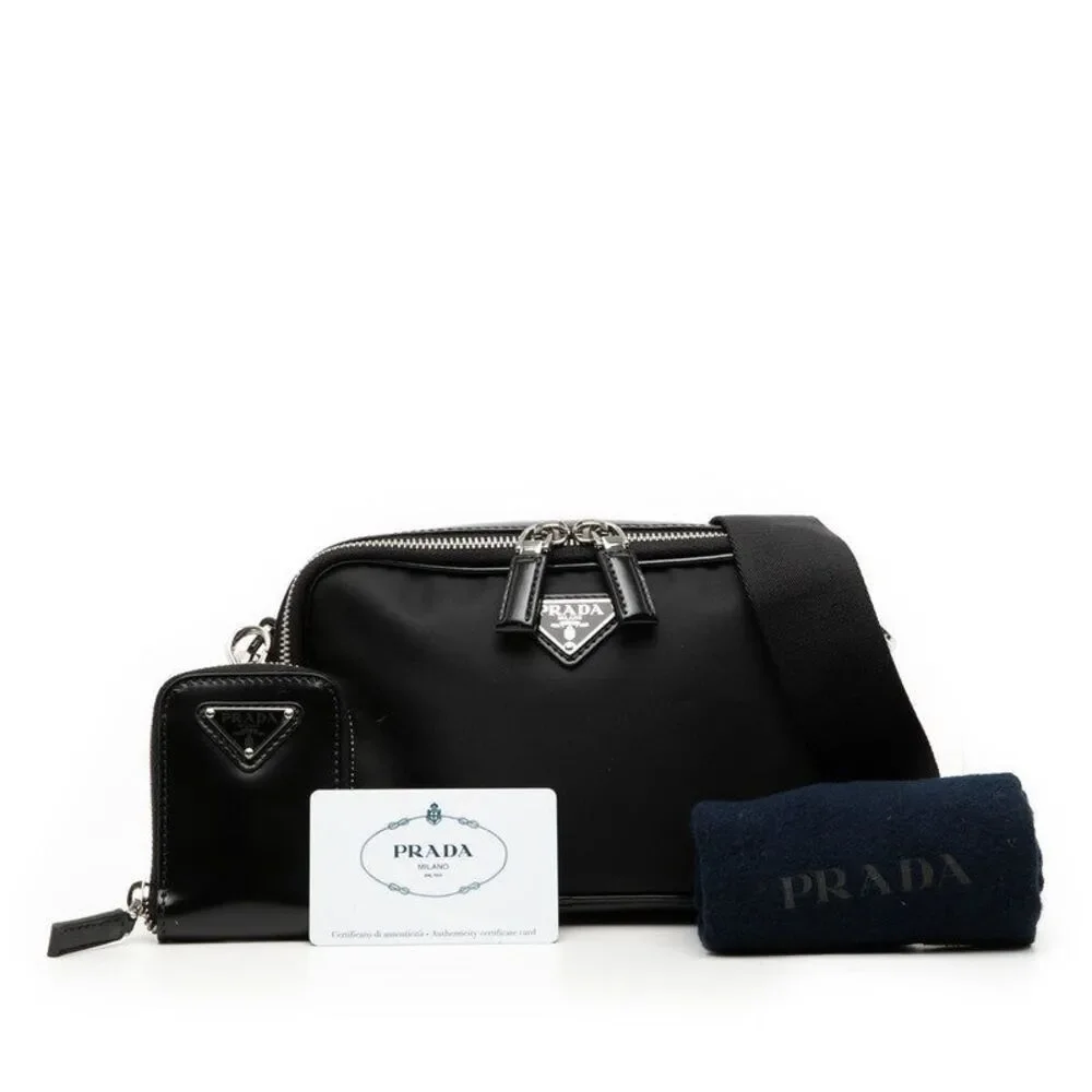 Prada Re-Nylon Triangle Logo Shoulder Bag